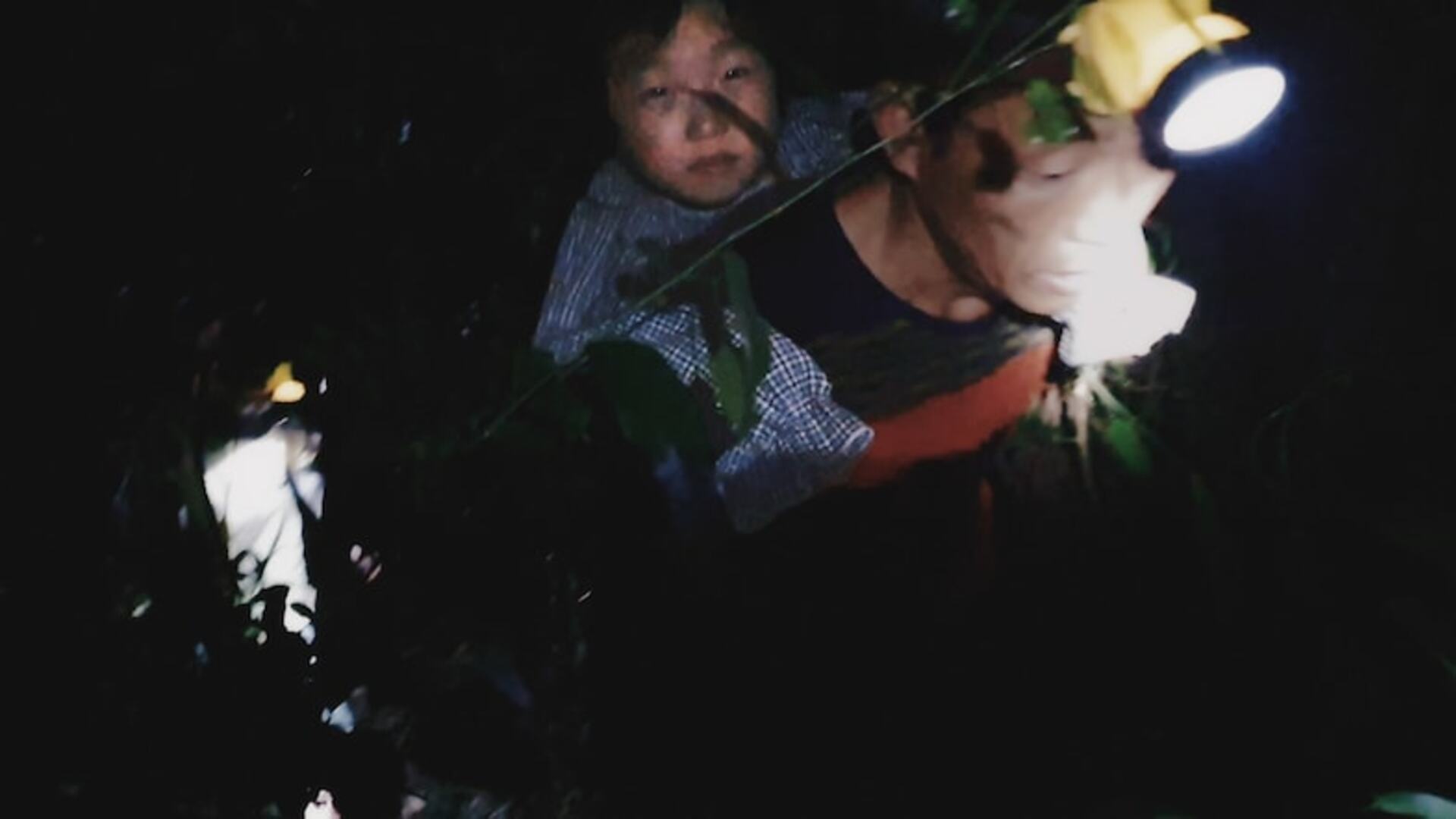 Vater mit Kind auf der Schulter